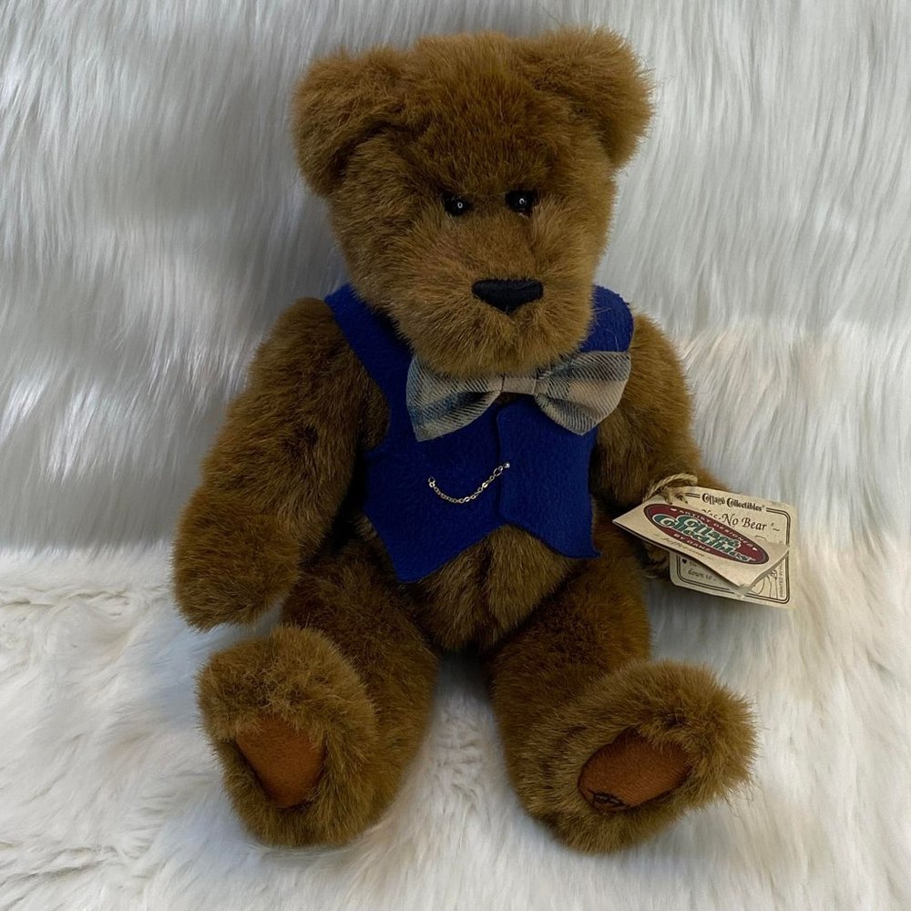 Ganz Cottage Collectibles "Jefferson" Bear By Catherine Tredger Moveable W/Tags